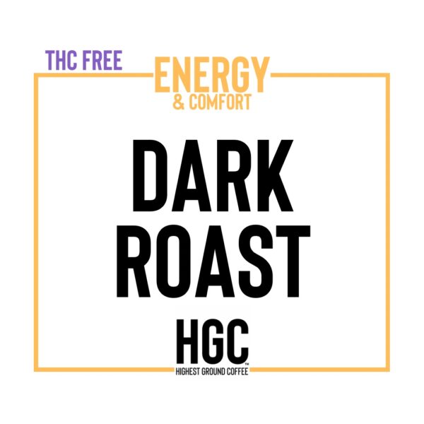 Dark Roast Whole Bean Coffee Infused with Energy and Comfort by Energetic Jane with 10mg CBD and THCv per cup